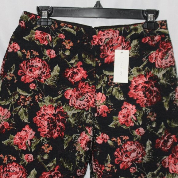 NWT Sugarlips Floral Straight Leg Pants - Picture 3 of 11